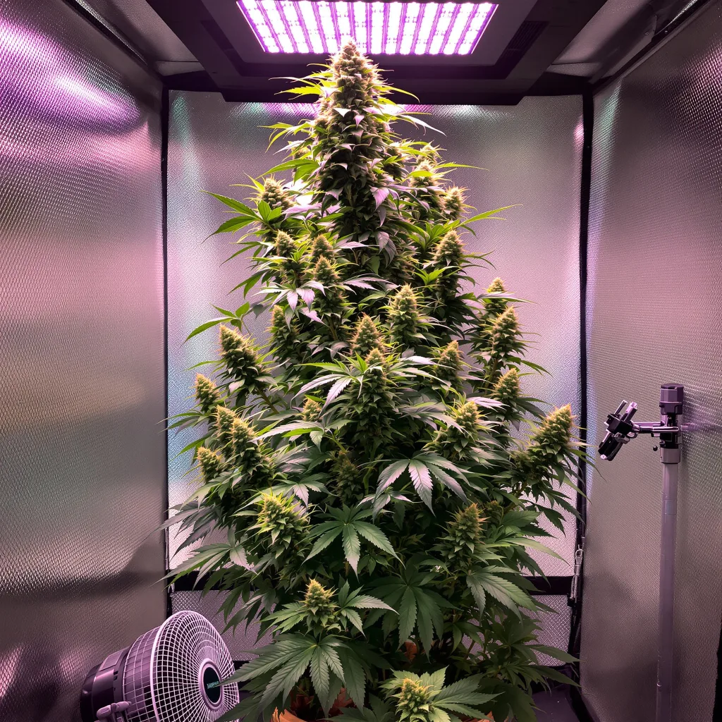 Planta de cannabis Power Plant en fase de floración — 150-200 cm feminizada