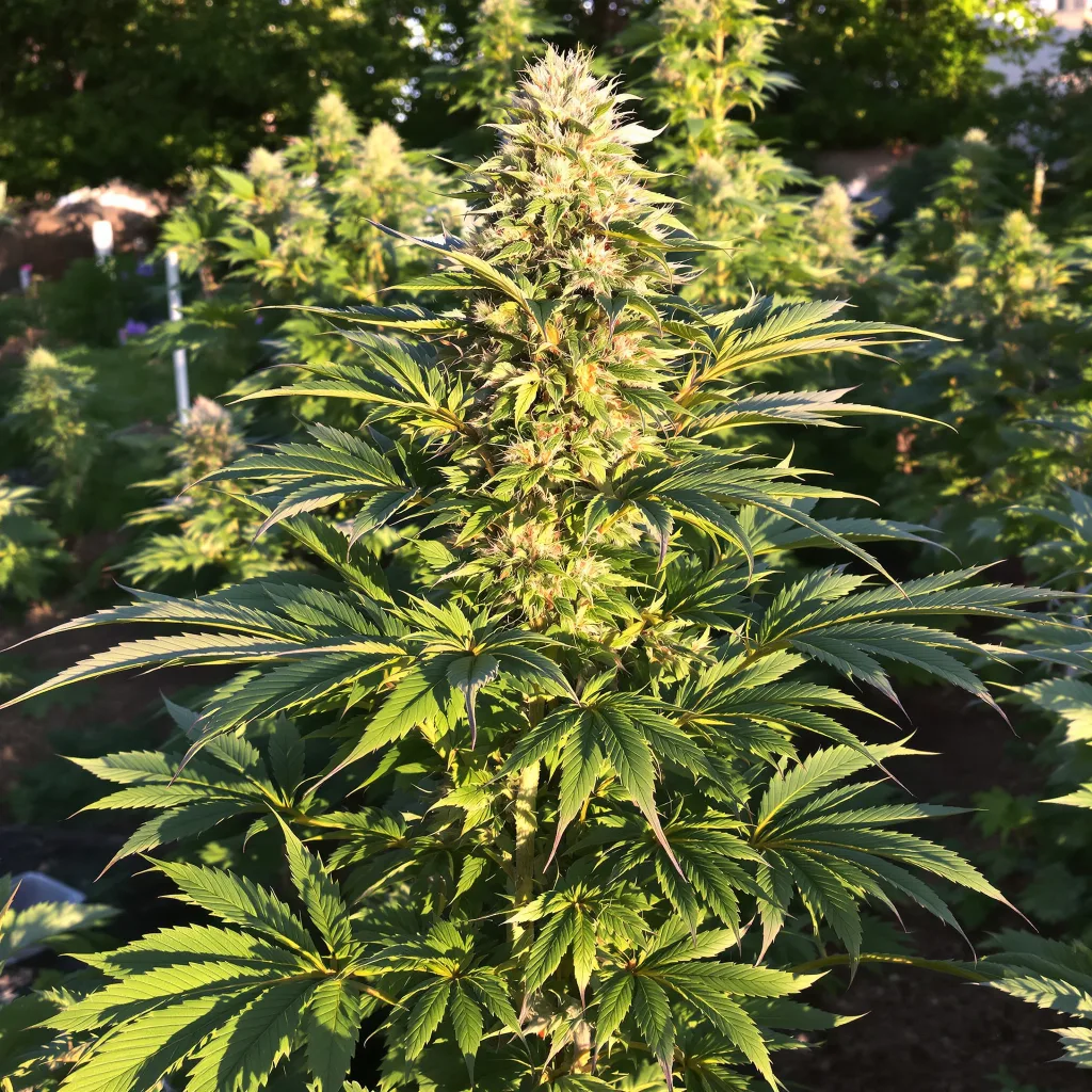 Pre-98 Bubba Kush 80% indica / 20% sativa — flor con tricomas visibles