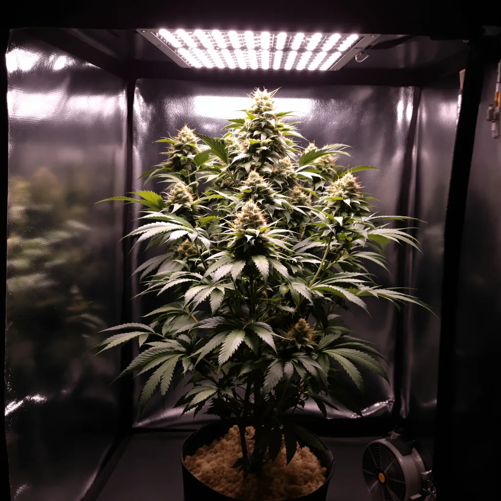 Planta de cannabis Presidential OG en fase de floración — 90-130 cm feminizada