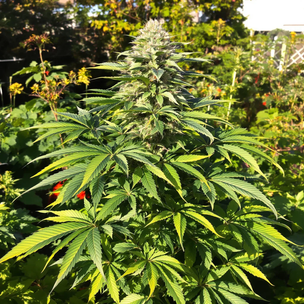 Puna Budder 70% indica / 30% sativa — flor con tricomas visibles