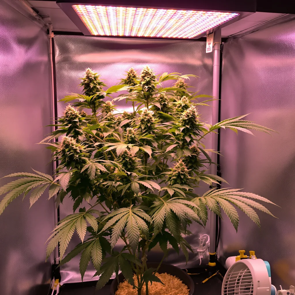 Planta de cannabis Punky Lion en fase de floración — 90-130 cm feminizada