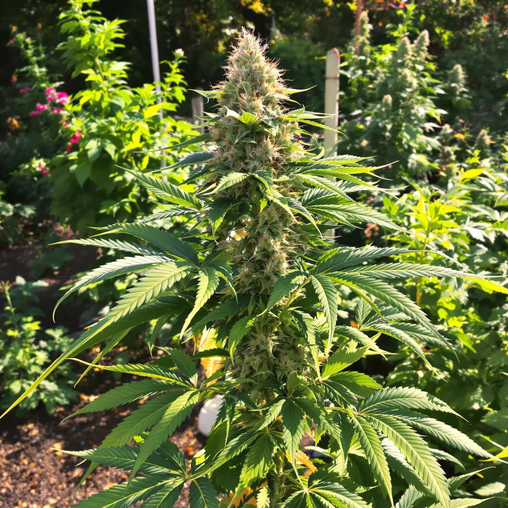 Punky Lion 81% indica / 19% sativa — flor con tricomas visibles