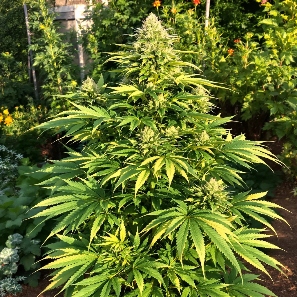 Pure Indica 81% indica / 19% sativa — flor con tricomas visibles