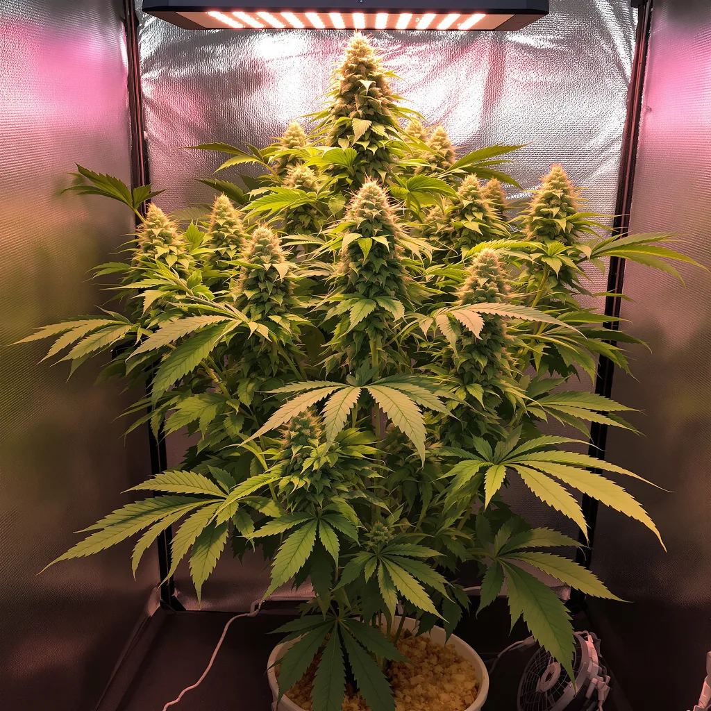 Planta de cannabis Pure Kush en fase de floración — 90-130 cm feminizada
