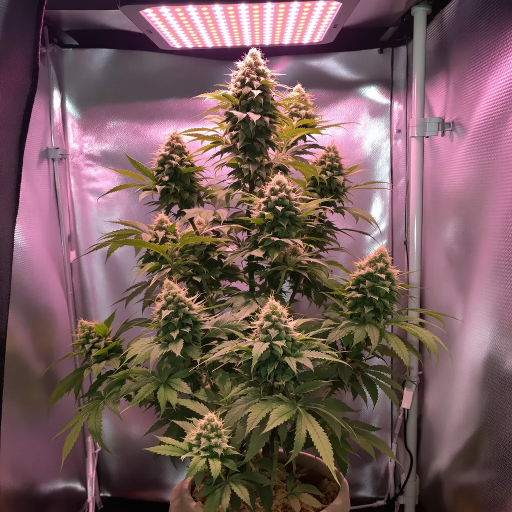 Planta de cannabis Pure Love en fase de floración — 120-180 cm feminizada