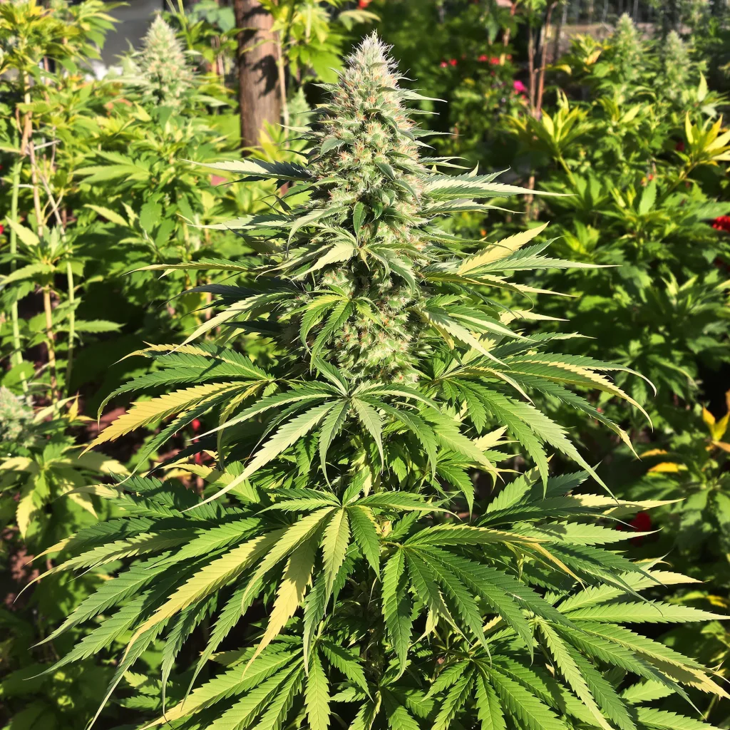 Purple Bush 78% indica / 22% sativa — flor con tricomas visibles