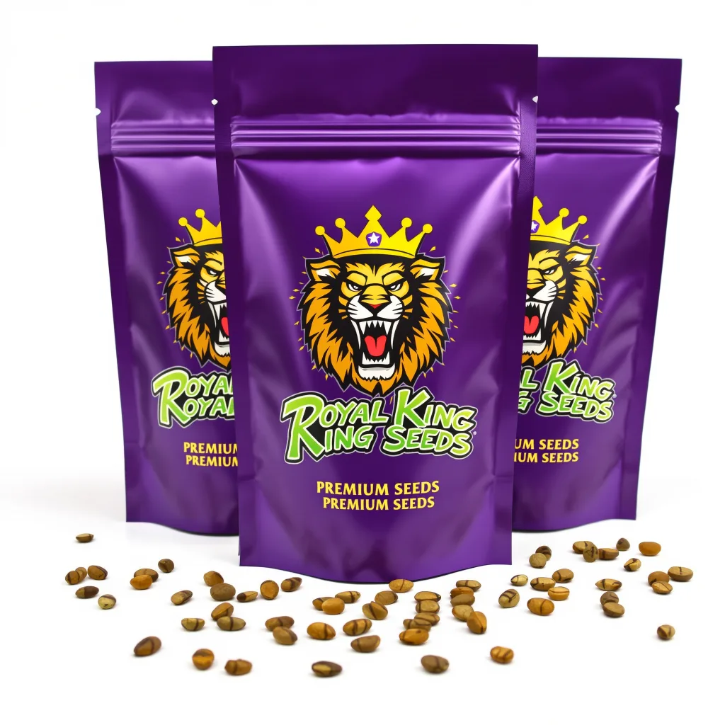 Purple Dragon 66% indica / 34% sativa — flor con tricomas visibles