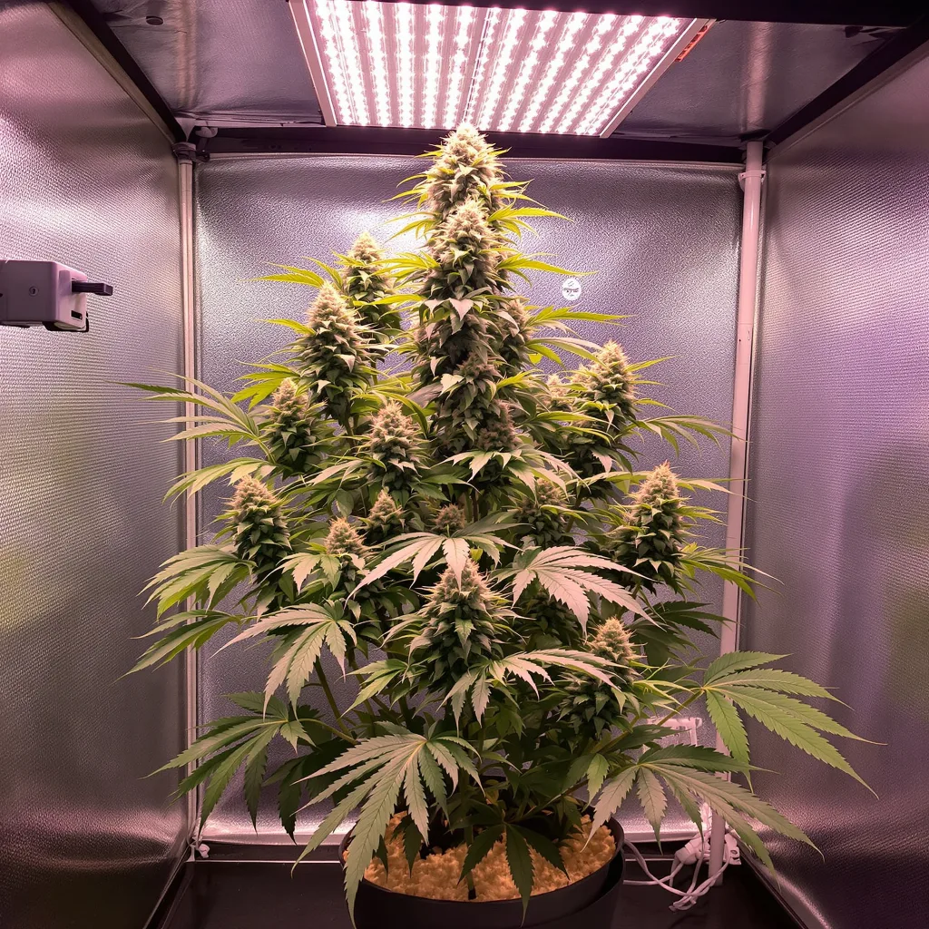 Planta de cannabis Purple Gorilla en fase de floración — 120-180 cm feminizada