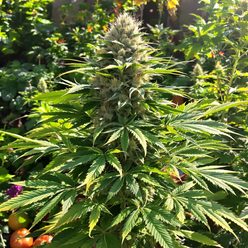 Purple Kush 81% indica / 19% sativa — flor con tricomas visibles