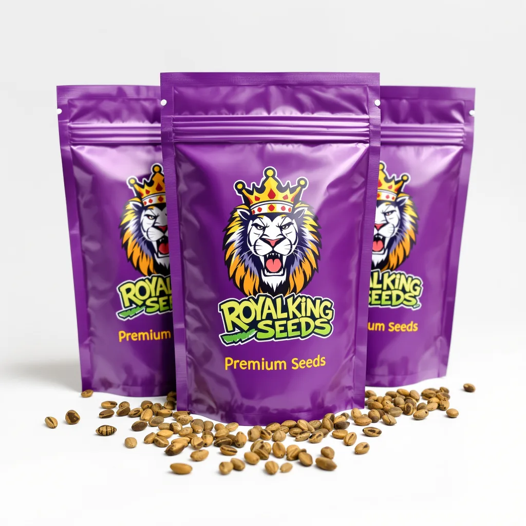 Purple Nepal 68% indica / 32% sativa — flor con tricomas visibles
