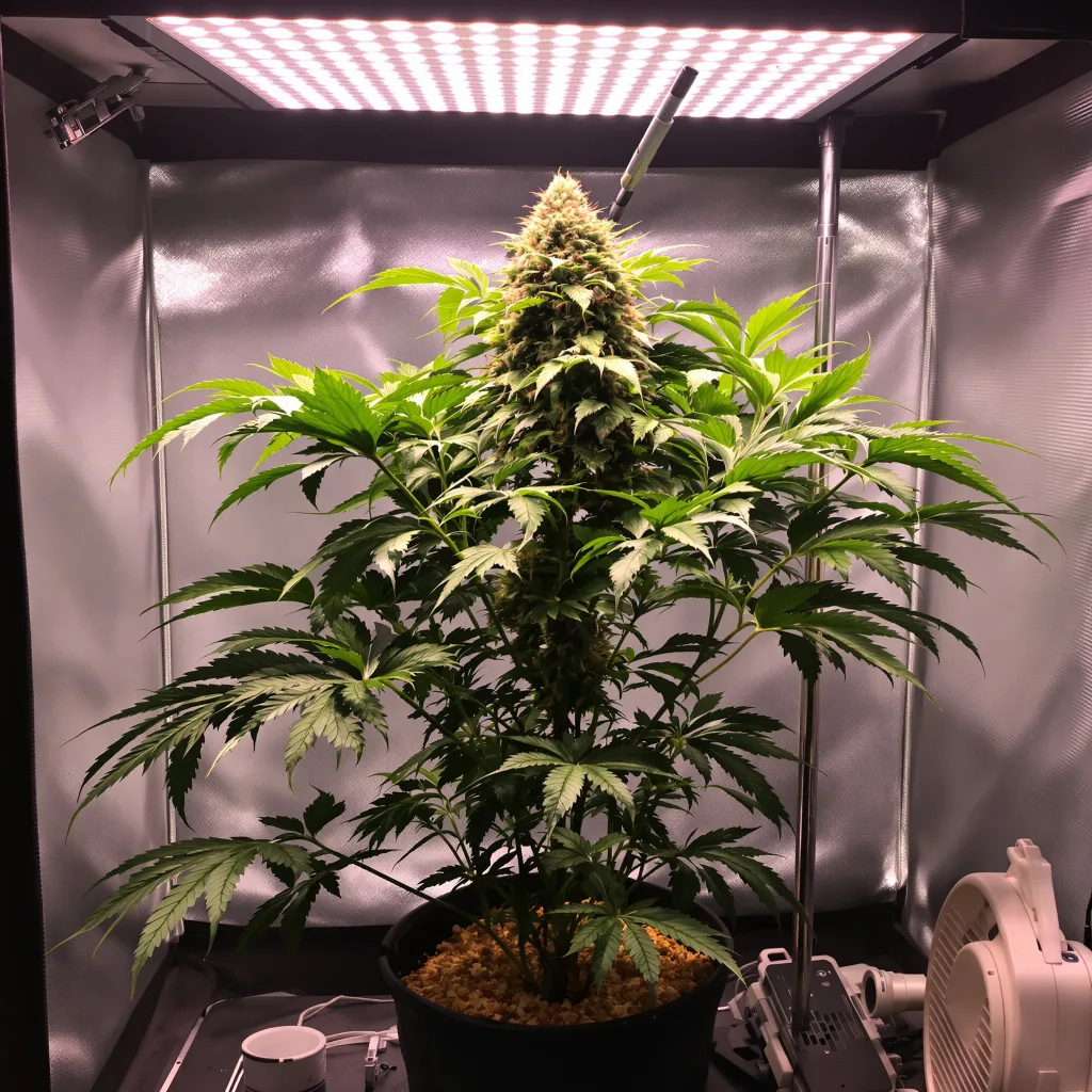 Planta de cannabis Purple OG en fase de floración — 90-130 cm feminizada
