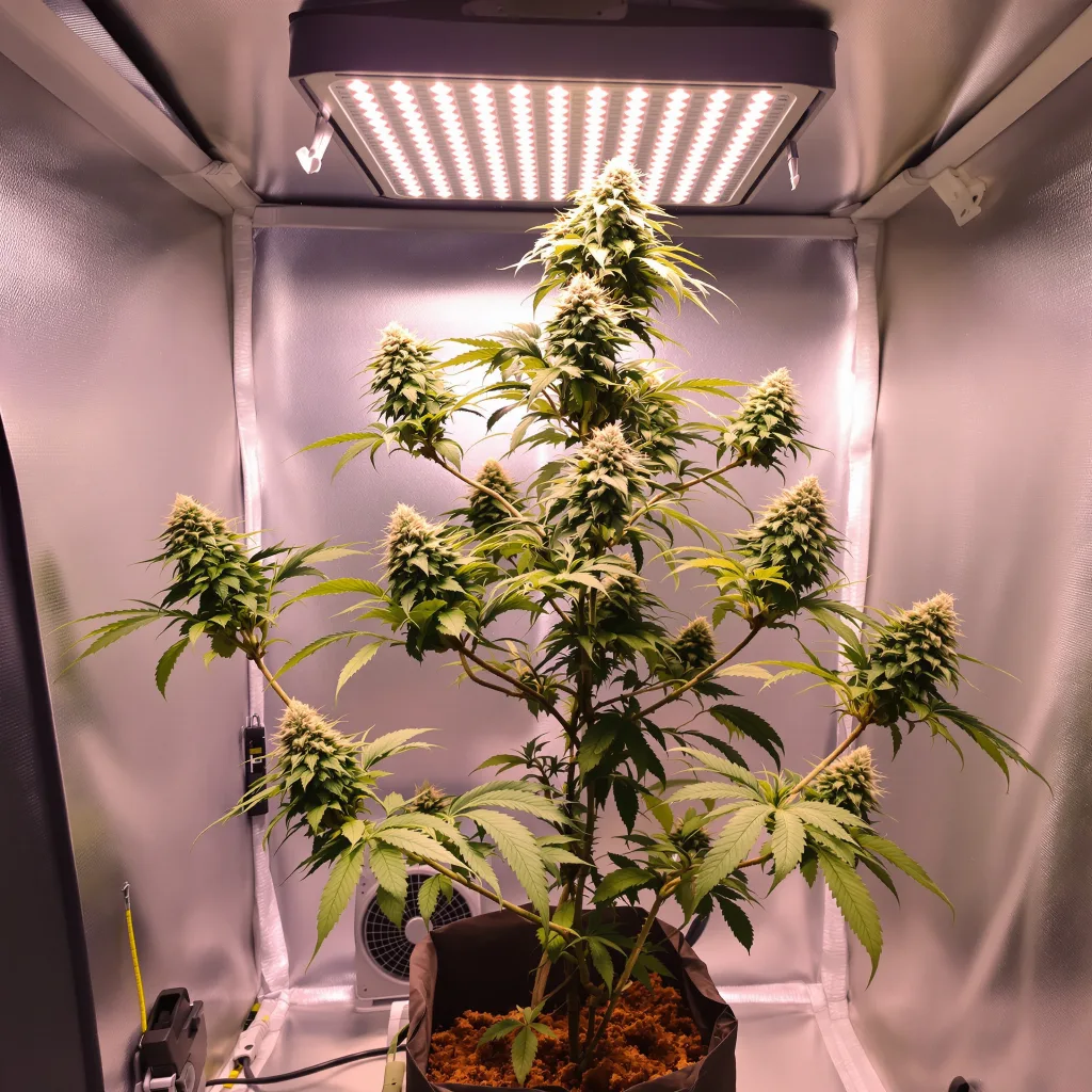Planta de cannabis Purple Pantera en fase de floración — 120-180 cm feminizada