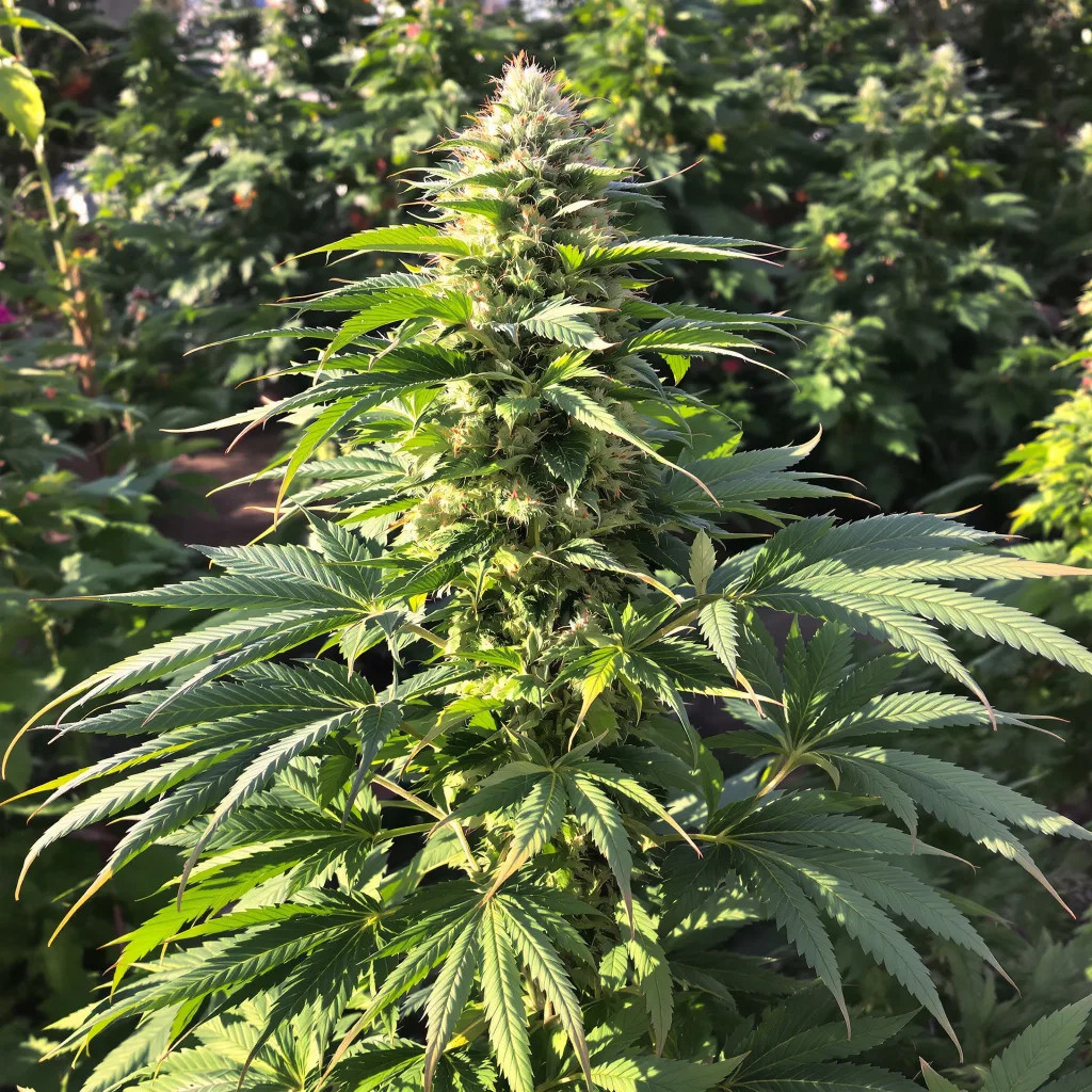 Purple Panty Dropper 78% indica / 22% sativa — flor con tricomas visibles