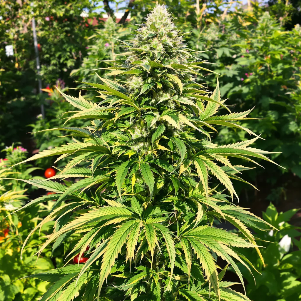 Purple Passion 89% indica / 11% sativa — flor con tricomas visibles