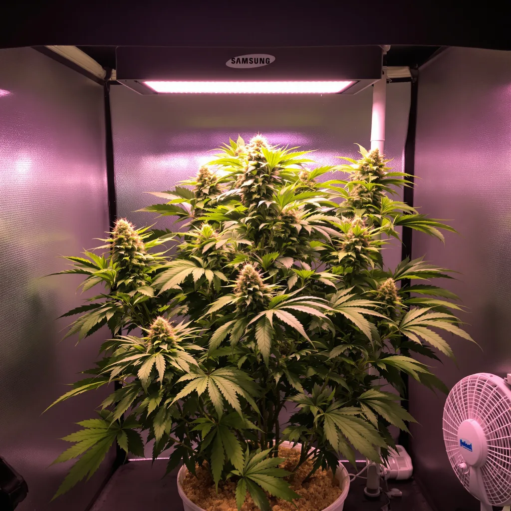 Planta de cannabis Purple Punch en fase de floración — 90-130 cm feminizada