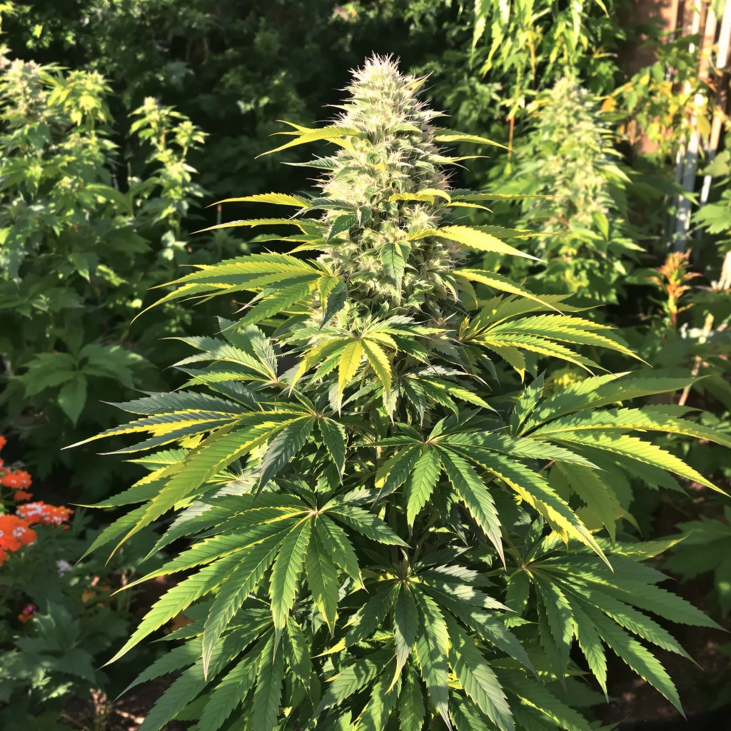 Querkle 80% indica / 50% sativa — flor con tricomas visibles
