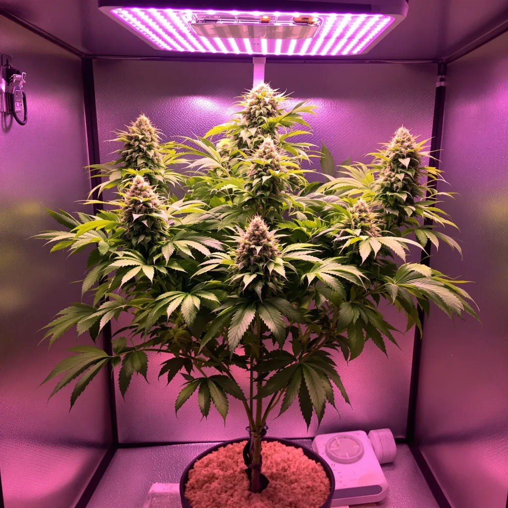 Planta de cannabis Quin-N-Tonic en fase de floración — 90-130 cm feminizada