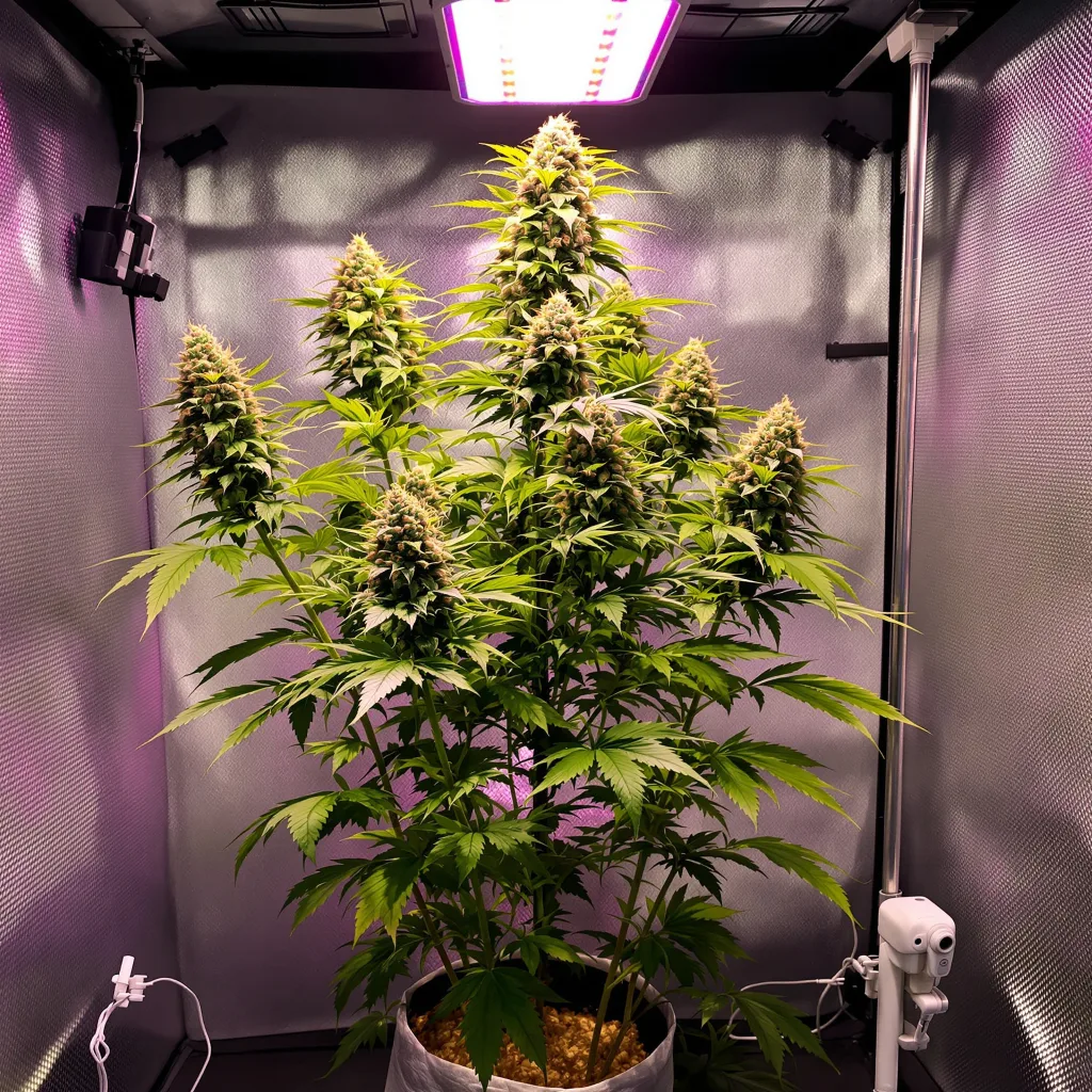 Planta de cannabis Raskal OG en fase de floración — 120-180 cm feminizada