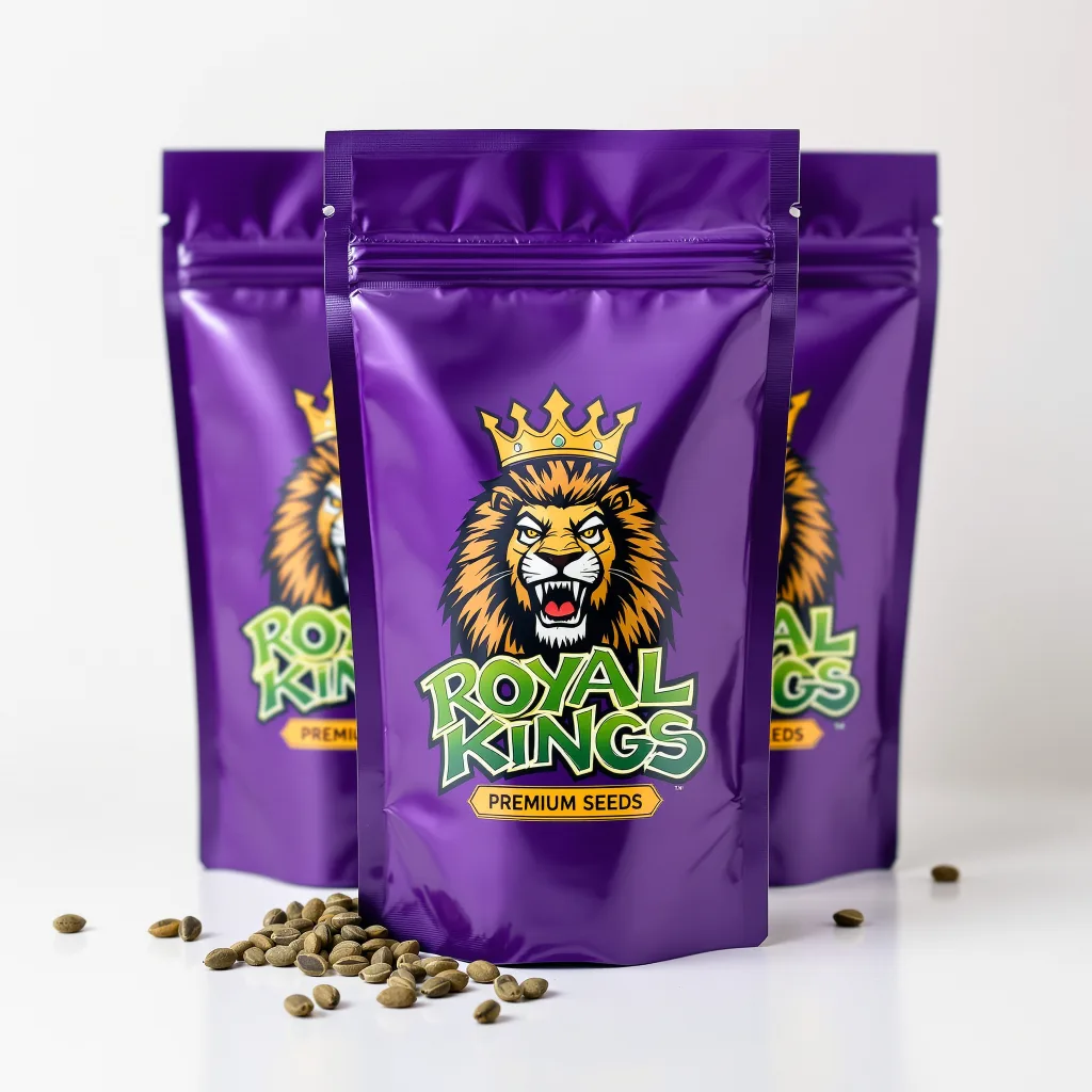 Red Bruce 84% indica / 16% sativa — flor con tricomas visibles