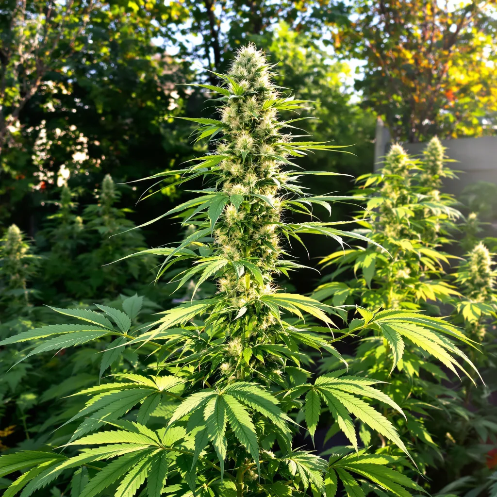 Red Congolese 10% indica / 90% sativa — flor con tricomas visibles