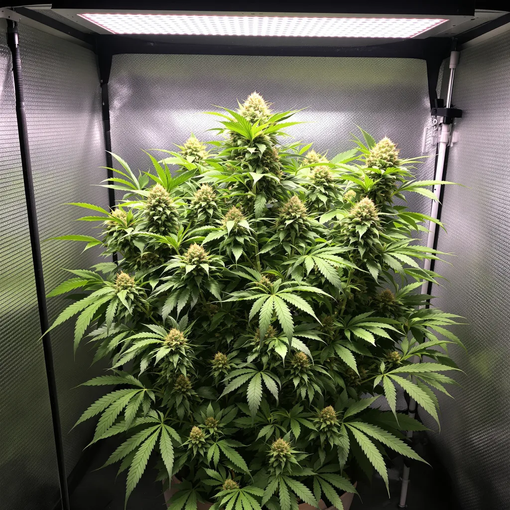 Planta de cannabis Red Eye OG en fase de floración — 90-130 cm feminizada