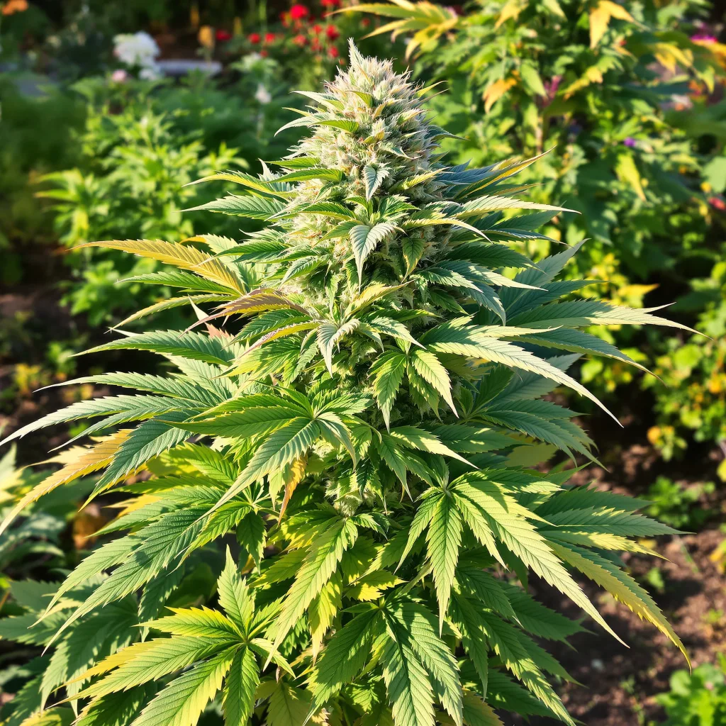 Remedy 68% indica / 32% sativa — flor con tricomas visibles