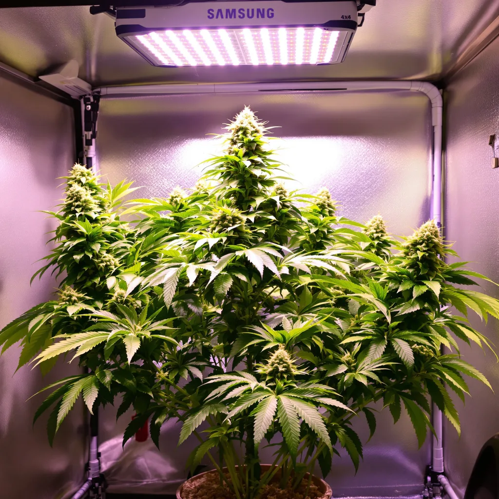 Planta de cannabis Remo Chemo en fase de floración — 90-130 cm feminizada