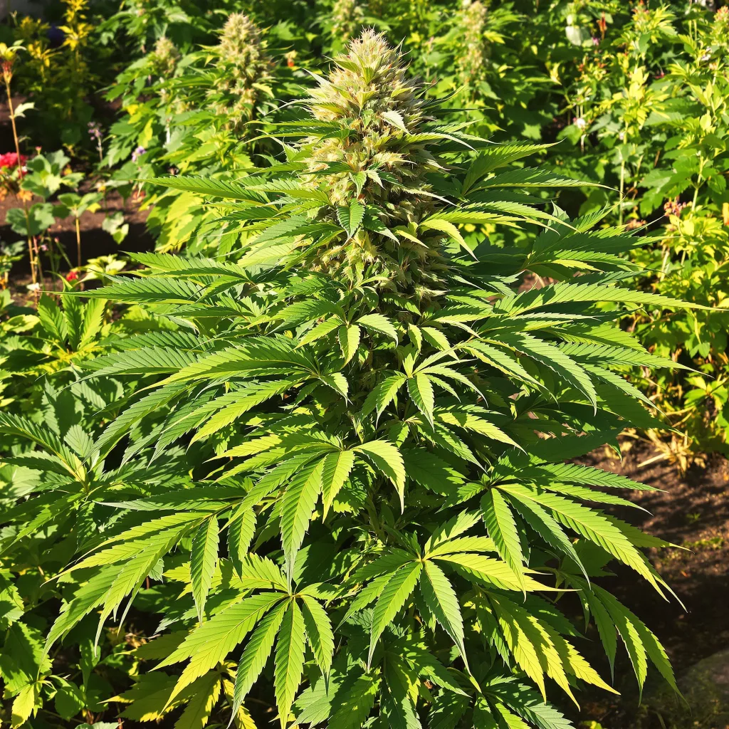 Remo Chemo 88% indica / 12% sativa — flor con tricomas visibles