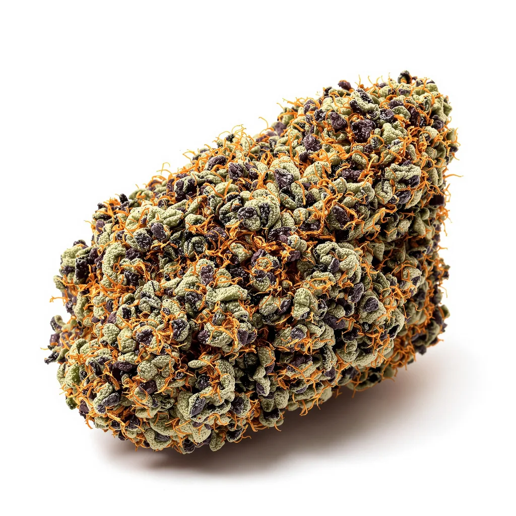 Remo Chemo 88% indica / 12% sativa — flor con tricomas visibles