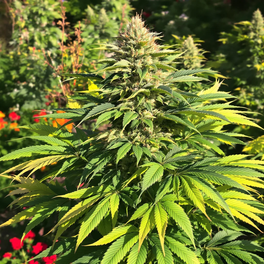 Reserve L.A.K. Federal 77% indica / 23% sativa — flor con tricomas visibles