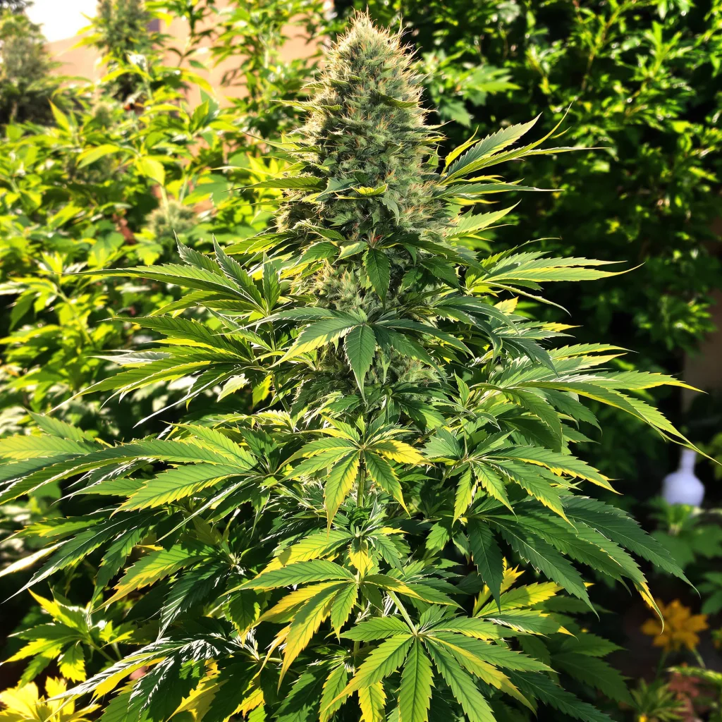 Reserve L.A.K. Federal 77% indica / 23% sativa — flor con tricomas visibles