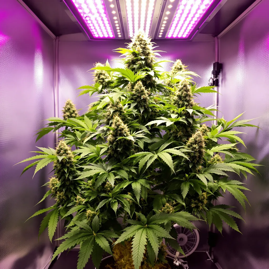 Planta de cannabis Rob Ford Kush en fase de floración — 90-130 cm feminizada