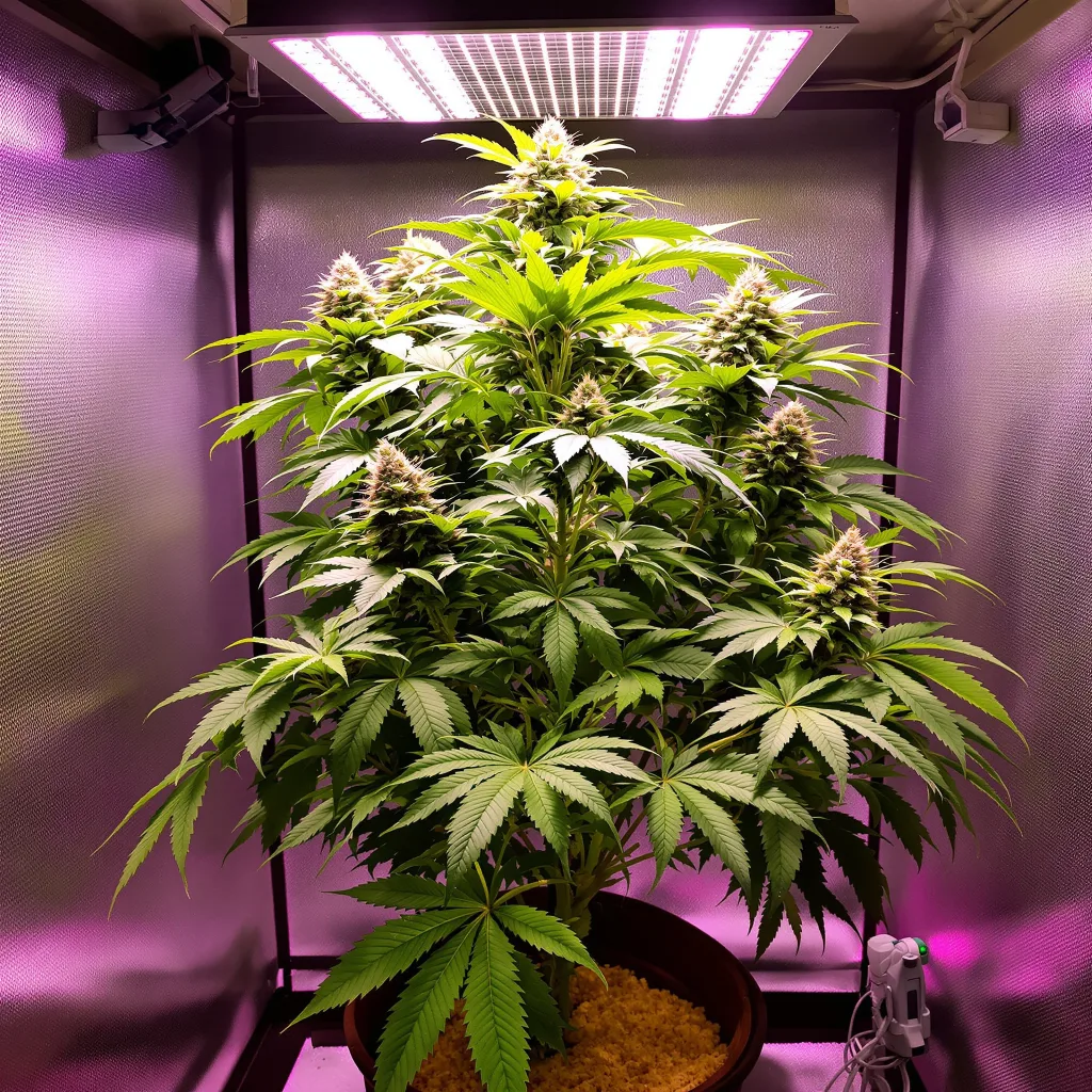 Planta de cannabis Rockbud en fase de floración — 90-130 cm feminizada
