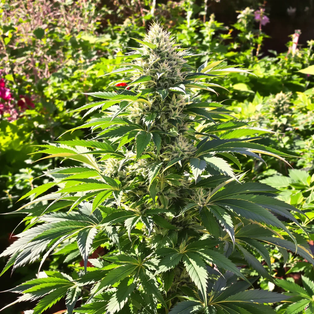 Rocky Mountain Blueberry 89% indica / 11% sativa — flor con tricomas visibles