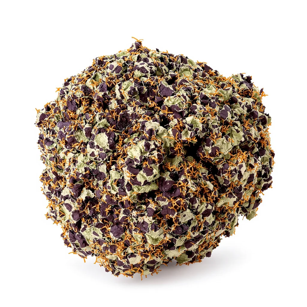 Rollex OG Kush 65% indica / 35% sativa — flor con tricomas visibles