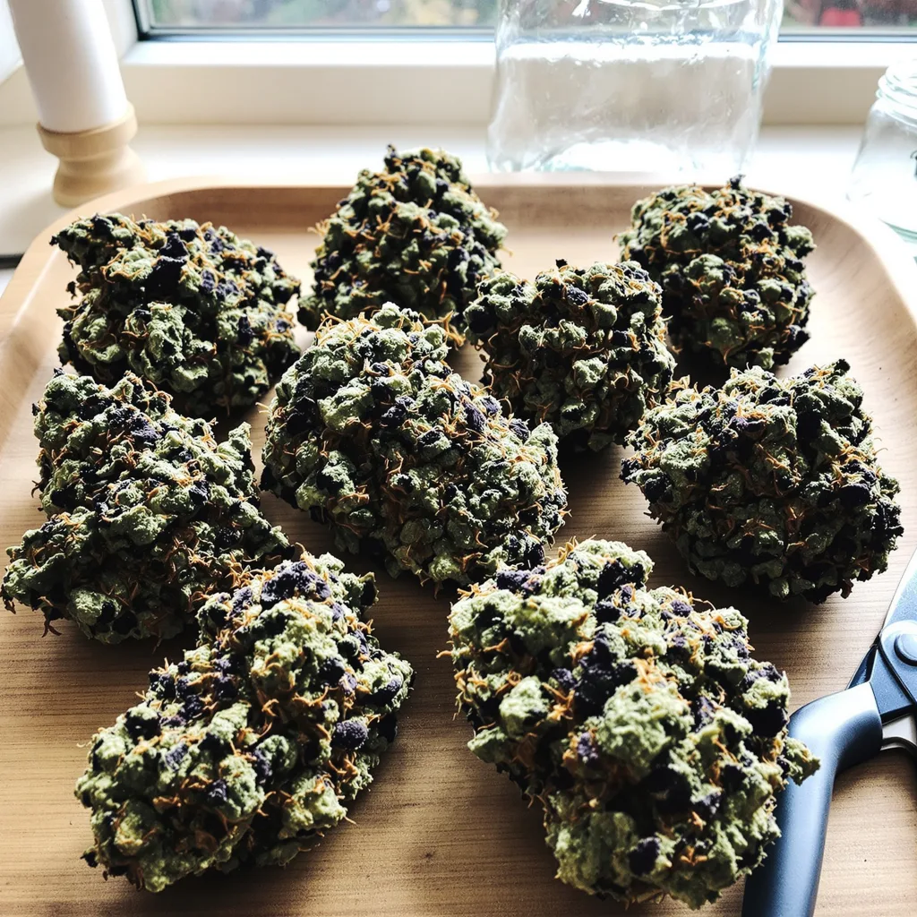 Rose Bud 89% indica / 11% sativa — flor con tricomas visibles