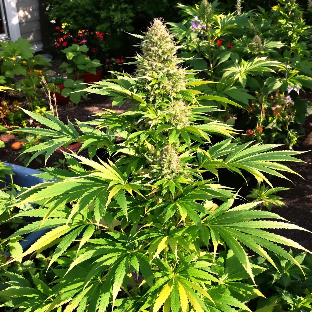 Rose Bud 89% indica / 11% sativa — flor con tricomas visibles