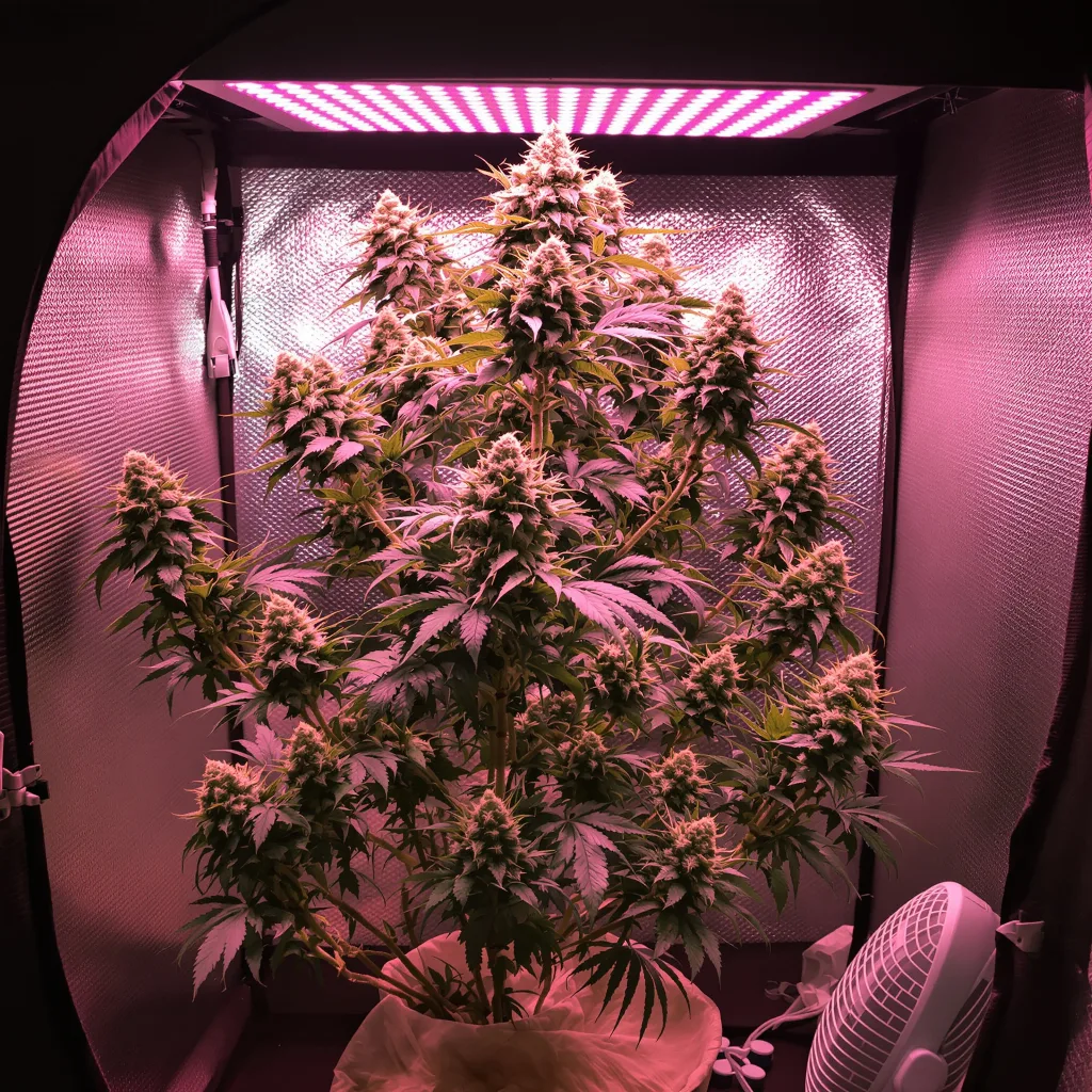 Planta de cannabis Royal Highness en fase de floración — 120-180 cm feminizada