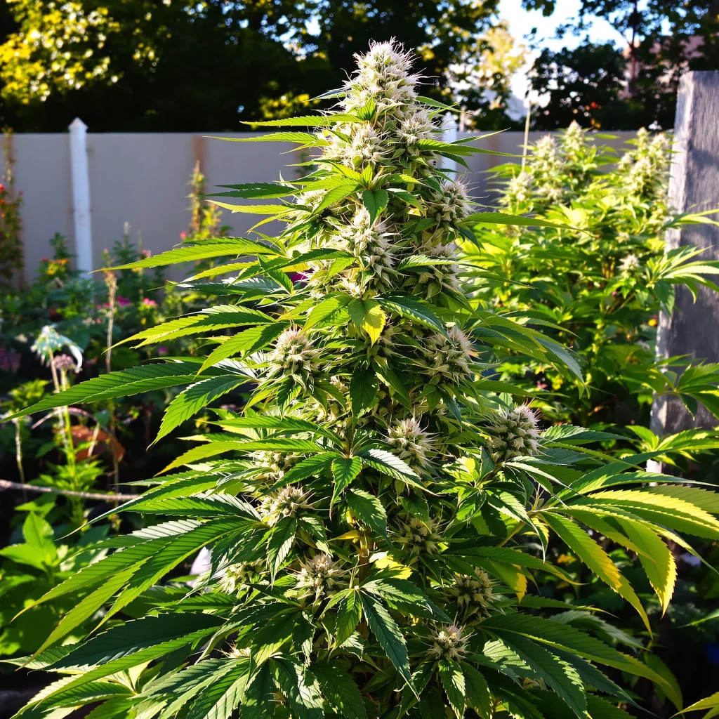 Royal Highness 60% indica / 40% sativa — flor con tricomas visibles