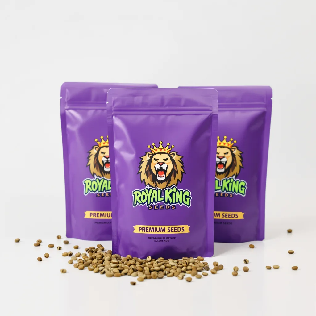 Royal Highness 60% indica / 40% sativa — flor con tricomas visibles