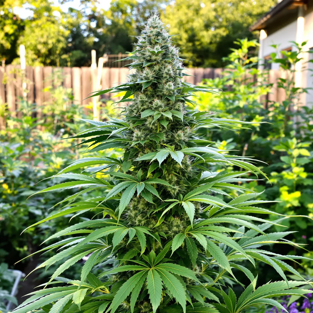 Runtz 40% indica / 60% sativa — flor con tricomas visibles
