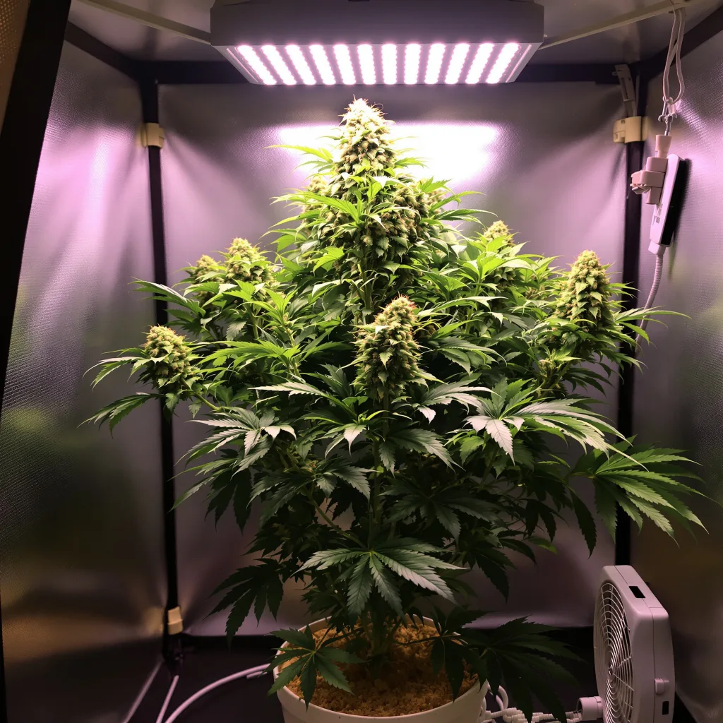 Planta de cannabis Runtz Muffin en fase de floración — 90-130 cm feminizada