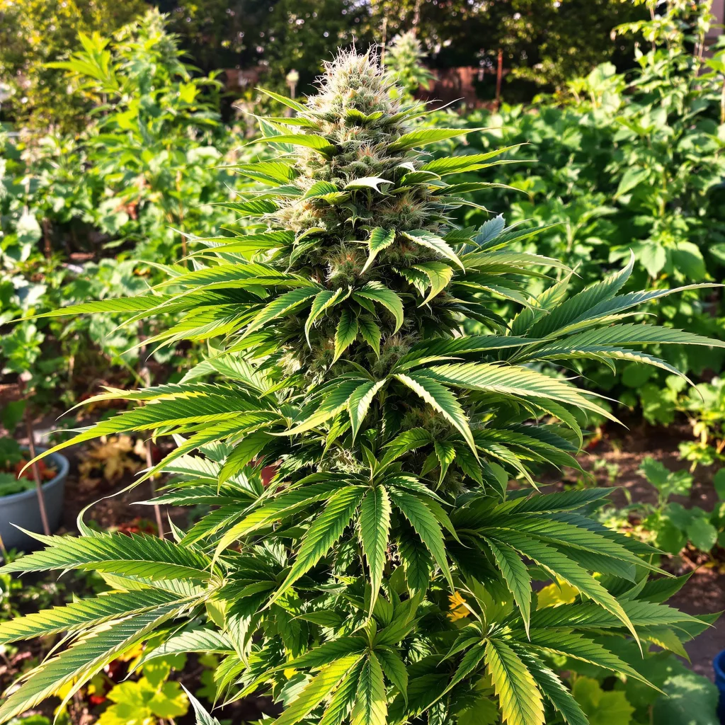 Runtz Muffin 71% indica / 29% sativa — flor con tricomas visibles