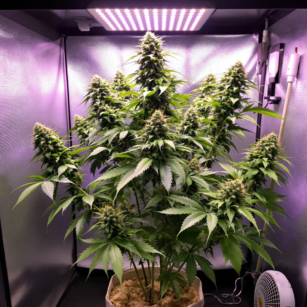 Planta de cannabis Santa Maria en fase de floración — 120-180 cm feminizada