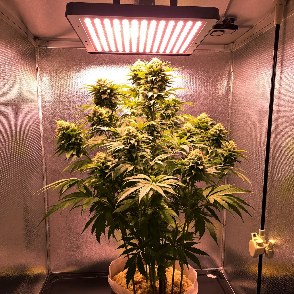Planta de cannabis Sasquatch en fase de floración — 120-180 cm feminizada