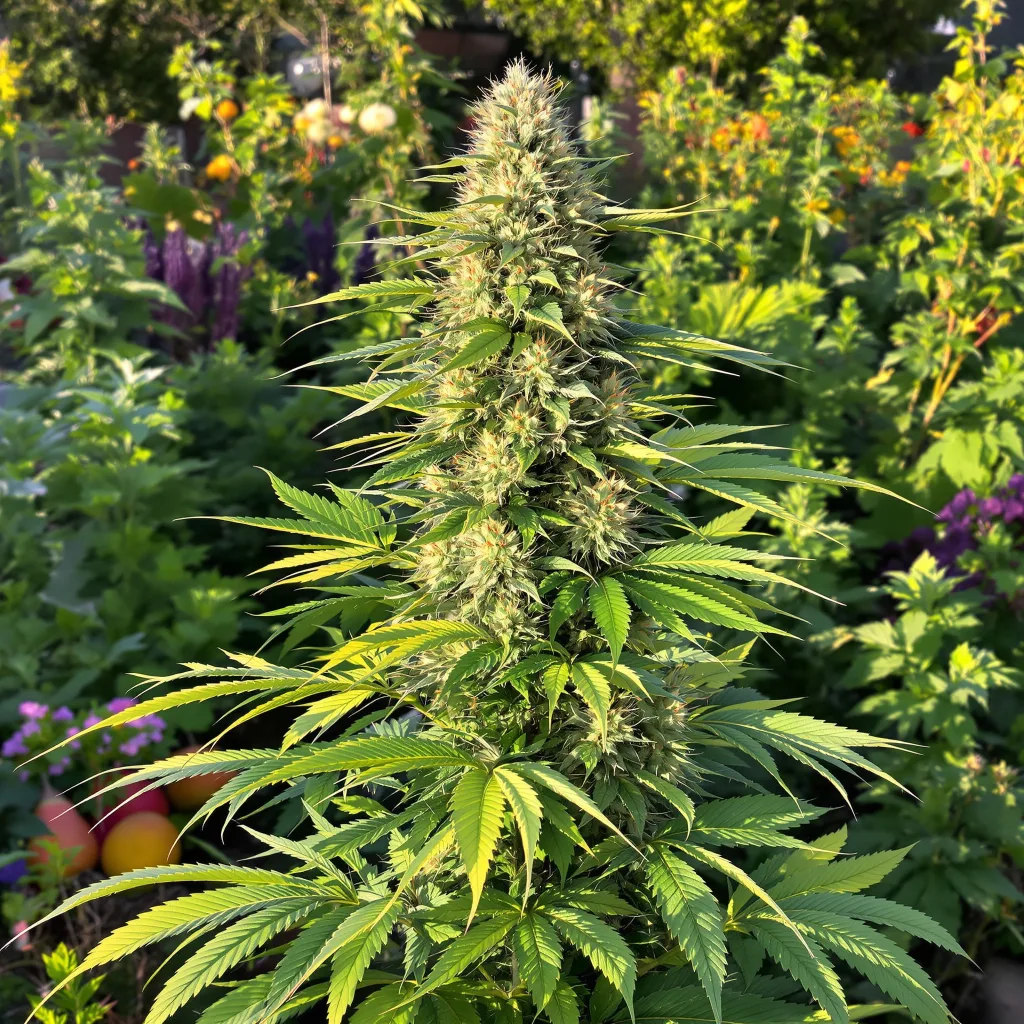 Scooby Snacks 60% indica / 40% sativa — flor con tricomas visibles
