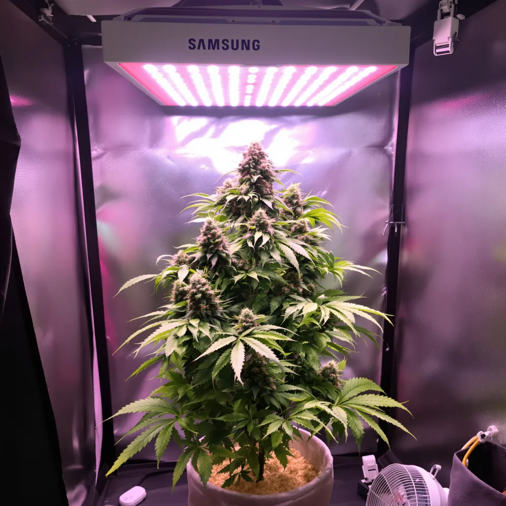 Planta de cannabis Scott's OG en fase de floración — 90-130 cm feminizada
