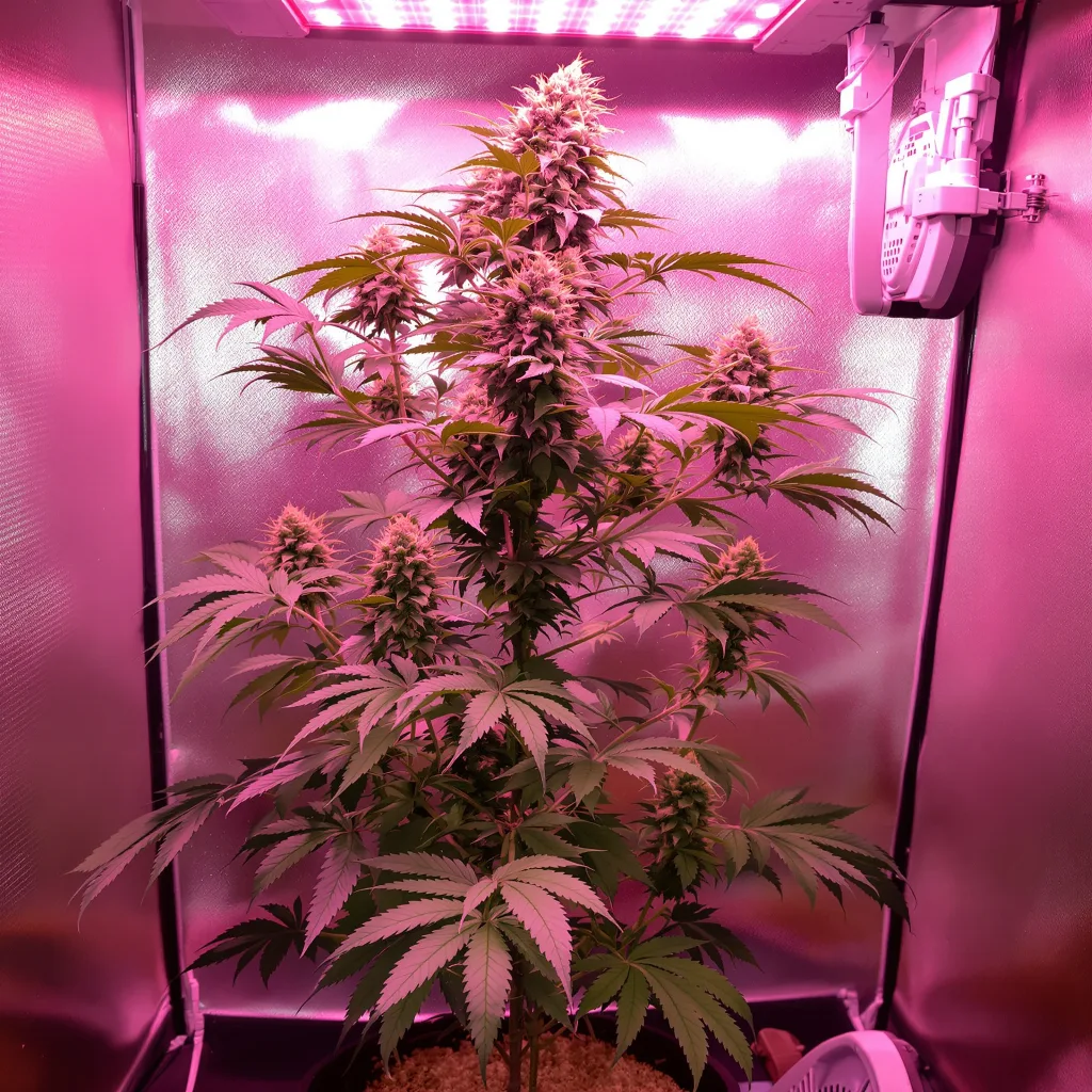 Planta de cannabis Sexxpot en fase de floración — 90-130 cm feminizada
