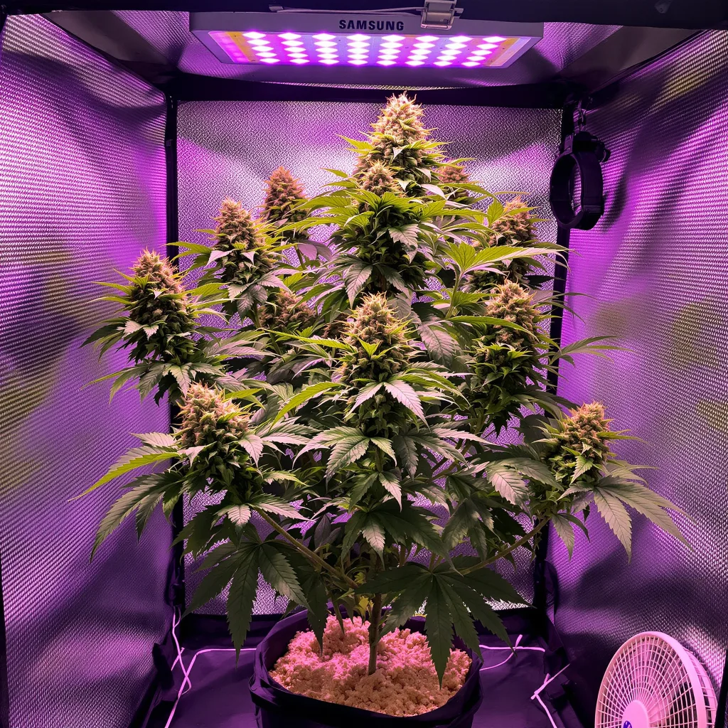 Planta de cannabis Shiva Skunk en fase de floración — 90-130 cm feminizada