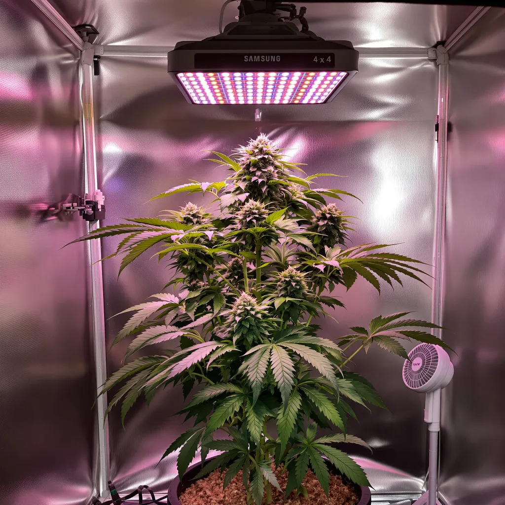 Planta de cannabis Shoreline en fase de floración — 60-100 cm autofloración